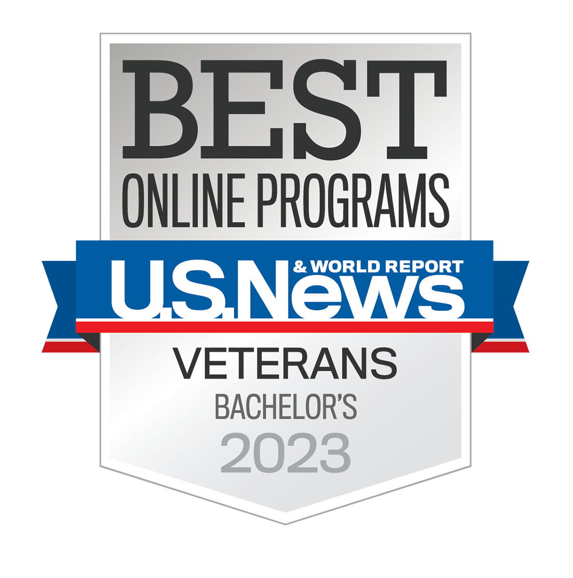2023 US News & World Report Best Online Programs for Veterans Bachelor's